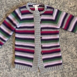 Janie and Jack Multicolor Striped Cardigan